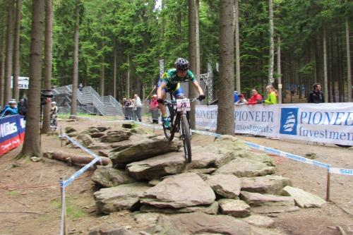 Raiza Goulão e Rubinho Valeriano disputam a segunda etapa da Copa do Mundo de MTB / Foto: Rui Avancini / Divulgação